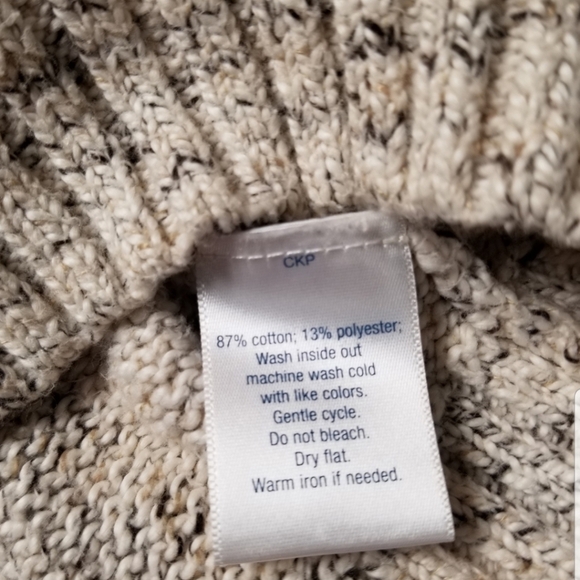 Vintage Urban Pipeline, Men's Tan Button-Neck Knit Sweater,  XL - Picture 6 of 8